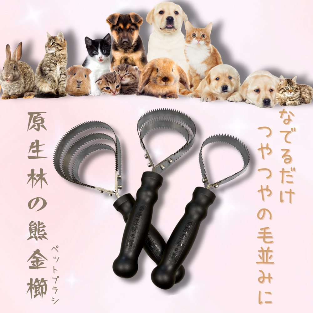 原生林の熊金櫛